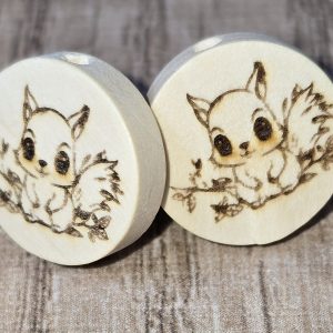 Holzohrstecker „Eichhörnchen“